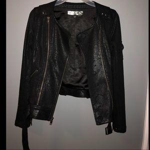 Black Guess Biker Jacket
